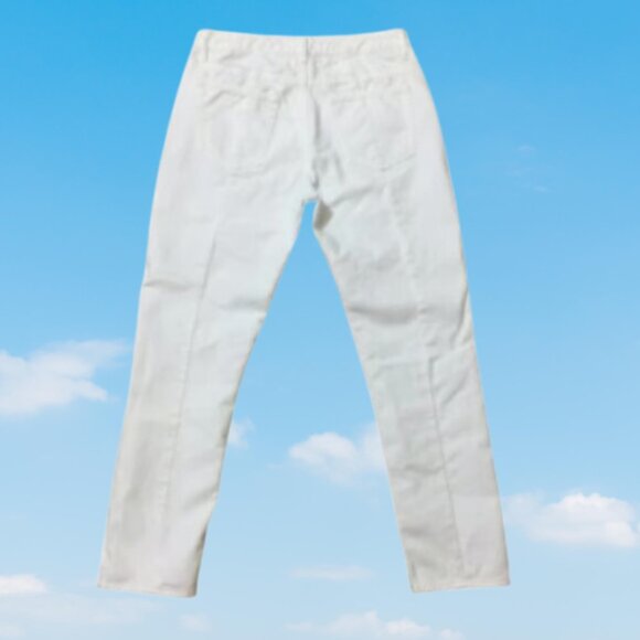 NWOT SANDRO Paris Women's White Skinny Jean Pants Size 10 - Picture 5 of 7